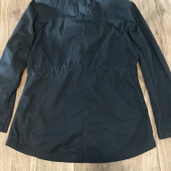 Ladies Medium Kismet (Bootlegger) 100% Cotton Coat Navy Blue - Picture 3 of 14